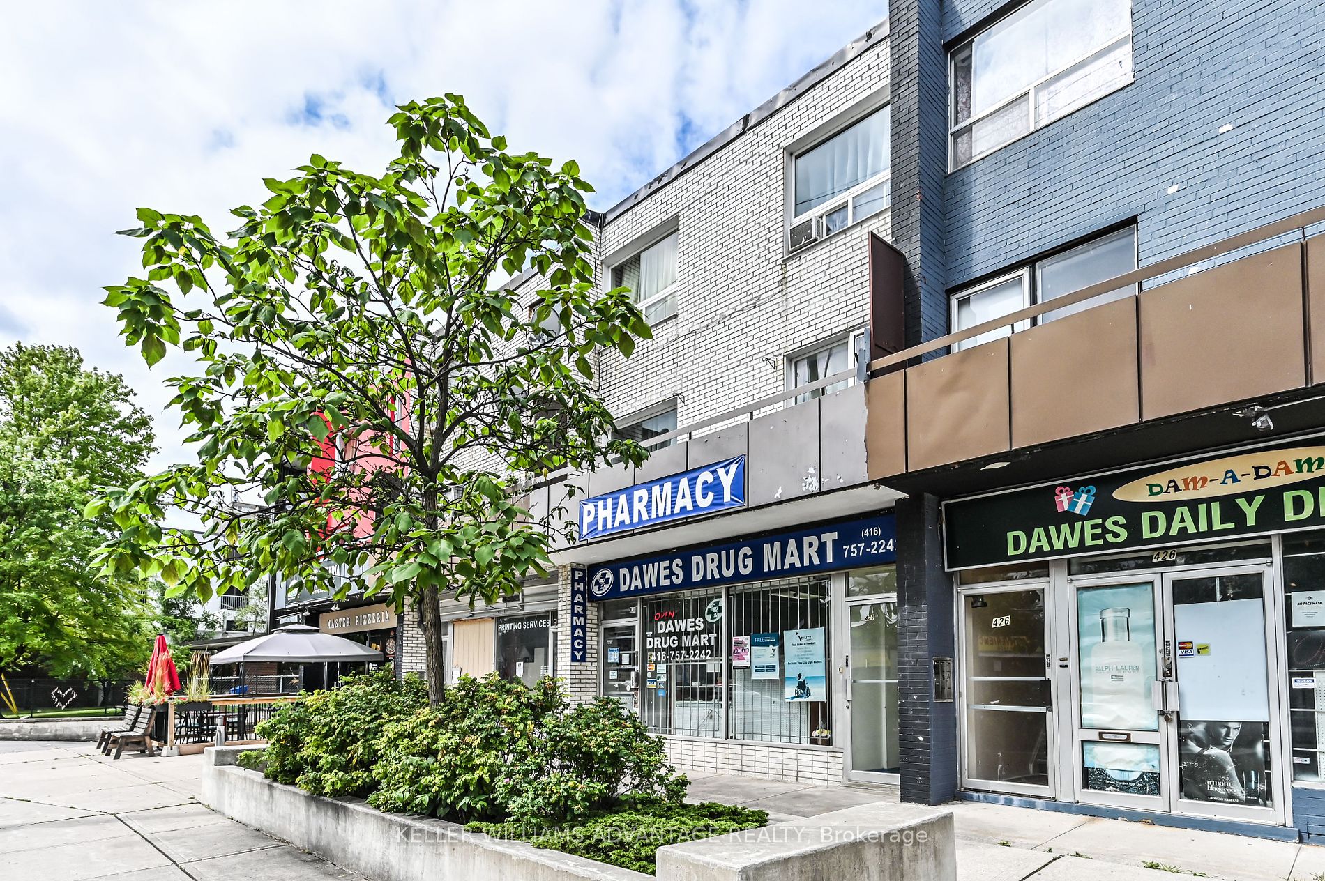 Store W/Apt/Office house for sale at 424 Dawes Rd Toronto Ontario