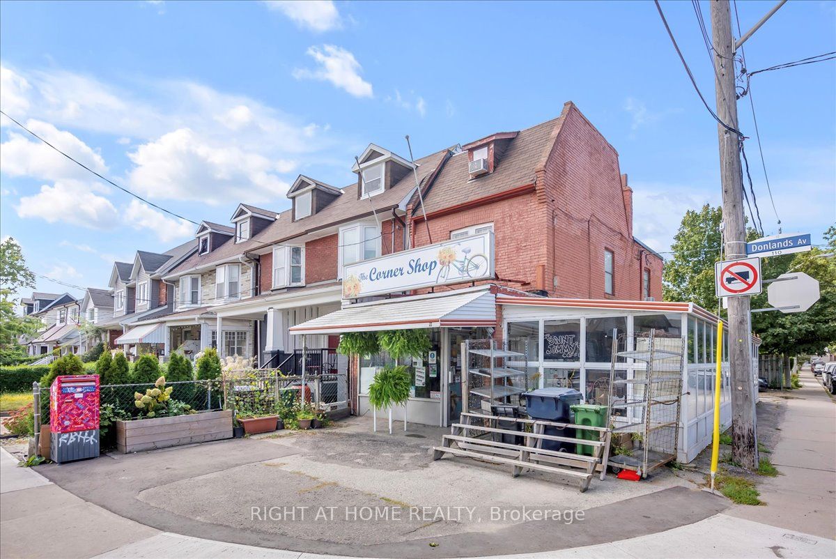 Store W/Apt/Office house for sale at 110 Donlands Ave S Toronto Ontario