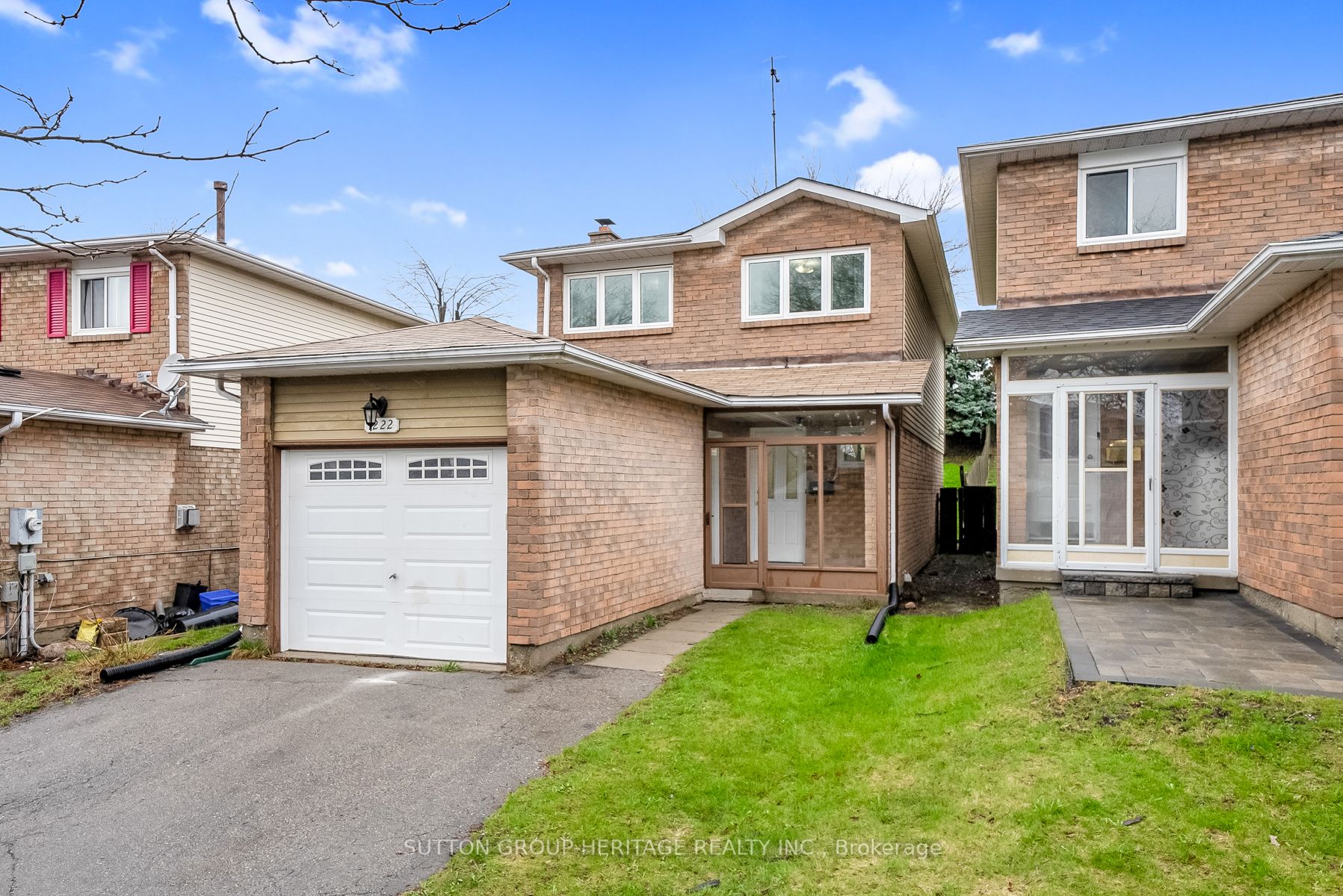 Link house for sale at 1222 Delmark Crt Oshawa Ontario