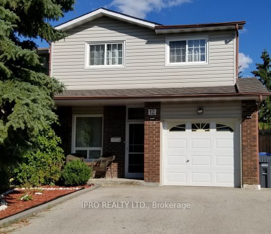 Detached house for sale at 12 Simmons Blvd Brampton Ontario